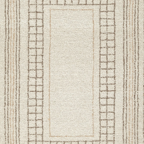 Fabric color swatch for Idaman Taupe and Brown Rug