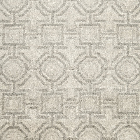 Color swatch of Maconville rug in ivory and gray tones