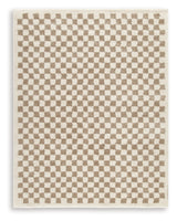 Close-up of Karamen rug machine-woven shag pile