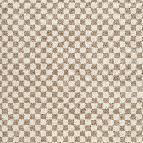 Taupe and ivory color swatch for Karamen Rug