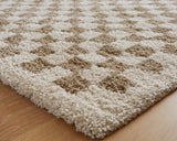 Karamen Medium Rug rolled edge detail
