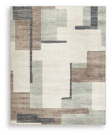Larkport rug abstract pattern close-up detail