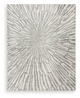 Close-up of Verland rug geometric texture and pattern