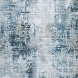 Color swatch sample of Arlenmont rug in blue, white, and brown
