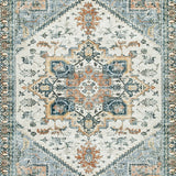 Wallney rug color swatch detail showing multi-color palette