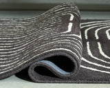 Eldonmore area rug fold detail showing pile