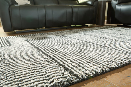 Detail of the plush pile texture on Kurtmen rug