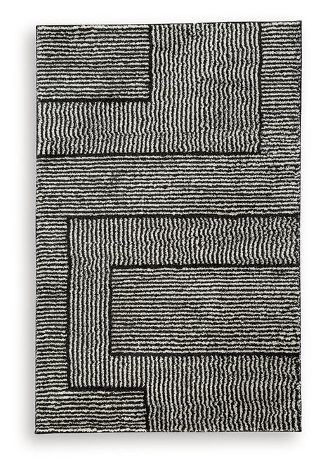 Kurtmen area rug corner detail showing texture