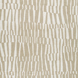 Sample swatch of Corrbell beige and white area rug materials