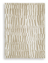 Detailed close-up of Corrbell rug texture and weave
