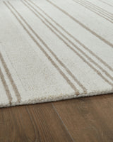 Rolled edge detail of Gadence area rug