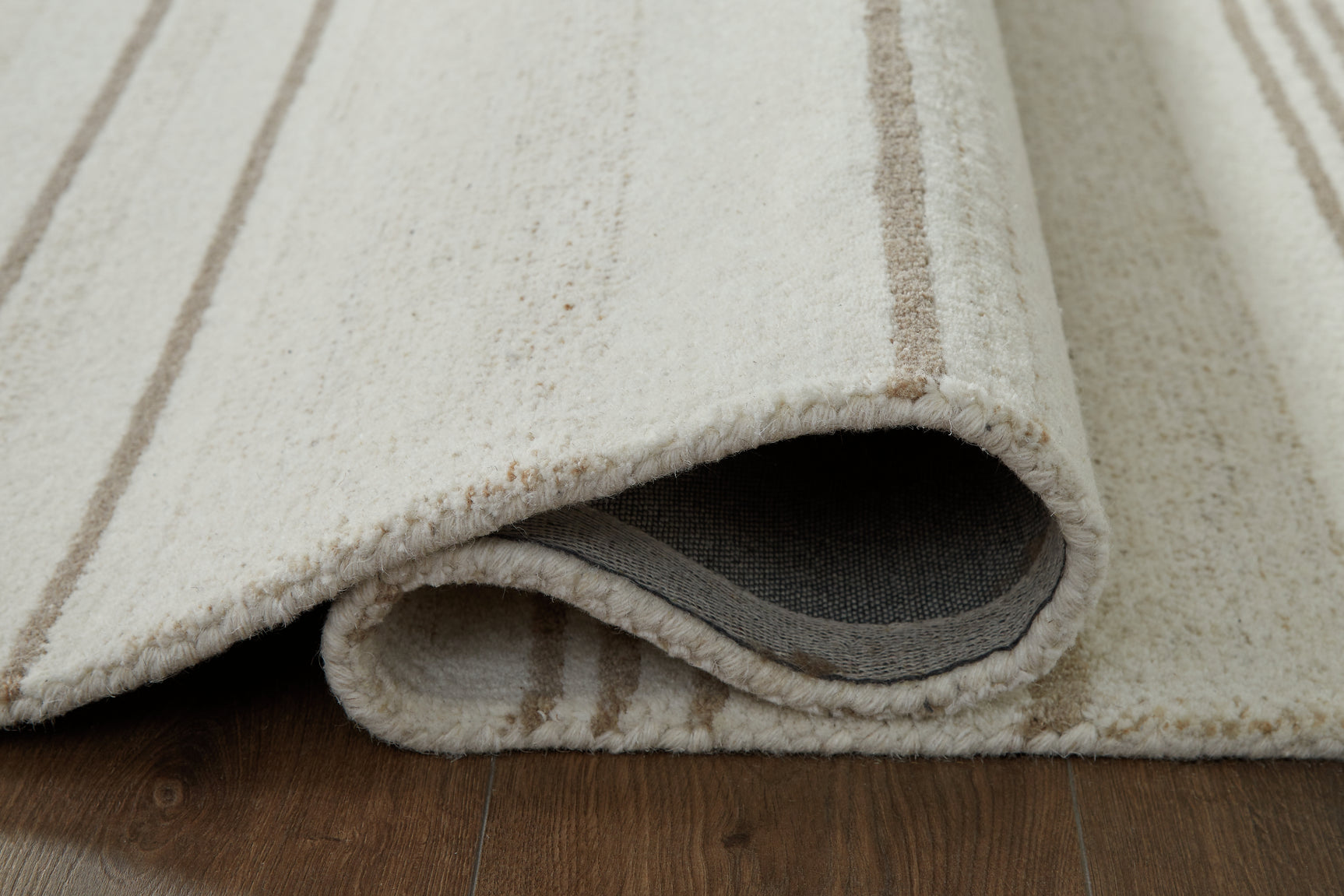 Texture close-up of Gadence hand-tufted wool and polyester rug
