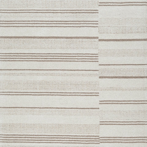 Color swatch sample of Gadence ivory and tan rug