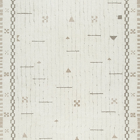 Color swatch of cream, brown, and taupe tones from Dot collection