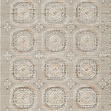 Bachby Multi 5'3 x 7 area rug laid flat
