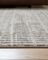 Detail of Fuadwick area rug fabric texture