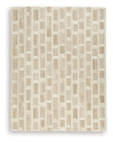 Close-up detail of Lisgrove area rug hand-tufted pattern