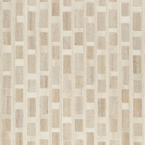 Color swatch for Lisgrove tan brown white rug