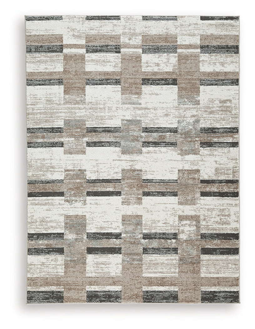 Alstone rug detailed close-up corner