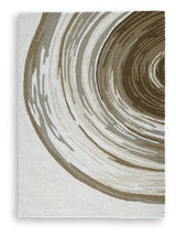 Rizwana area rug hand tufted wool close-up detail