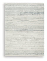 Genemost area rug detail showing hand-tufted texture