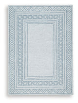 Close-up detail of Azelhurst rug hand-tufted wool pile