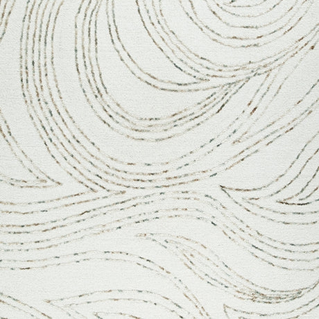 Fabric swatch showing colors used in Deenbury area rug