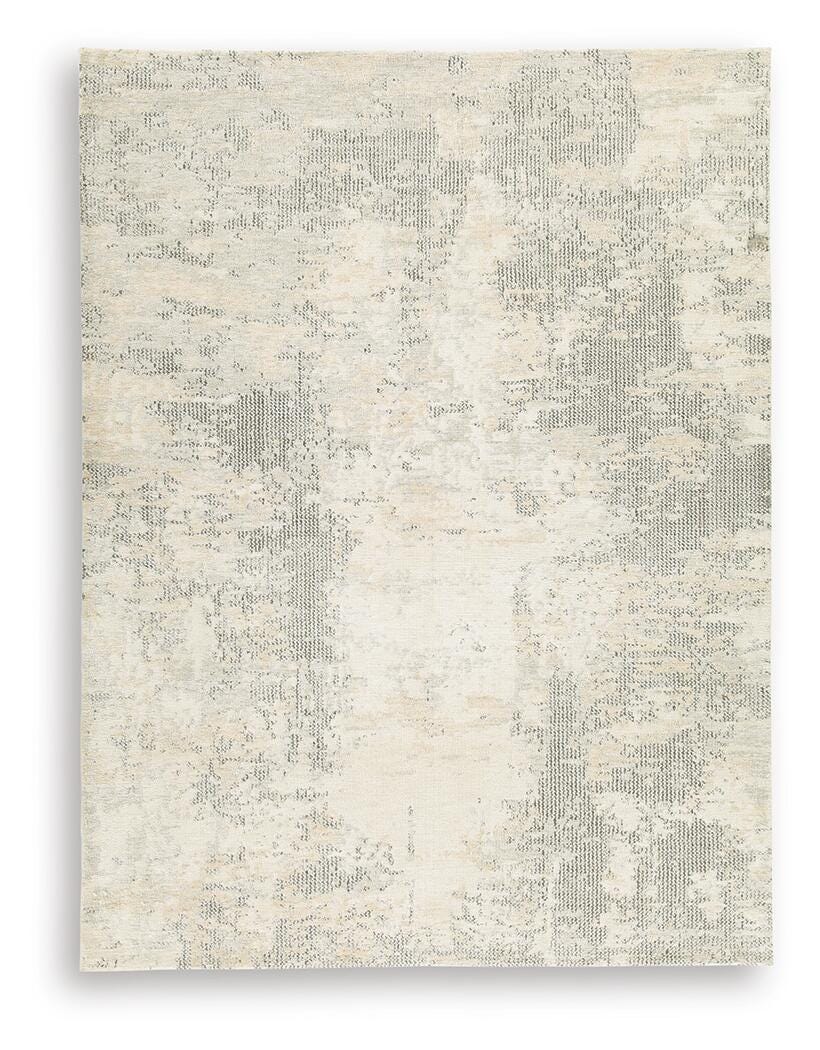 Close-up detail of Raif rug pattern and texture