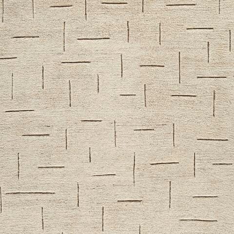 Clayman Beige Brown rug color sample display