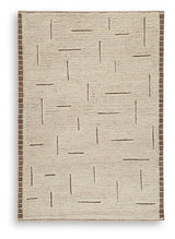 Clayman Beige/Brown Medium Rug