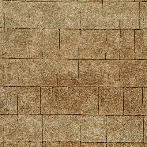 Luzmont Golden Brown Medium Rug fabric swatch