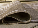 Dunsler Brown Cream 5' X 7' Rug