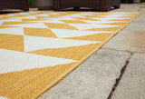 Detail of Thomley rug fabric and weave