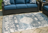 Daddridge Blue Gray Ivory 5' X 7' Rug