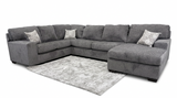 Austin Ash Chenille 3-Piece Sectional view 3