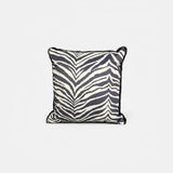 Austin Black Furby Sectional sofa detail view with pillow