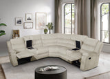 Calantha sectional recliner open function close-up