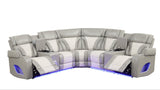 Robin Grey sectional wedge corner seat
