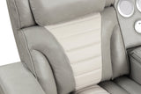 Close-up of control panel with USB and LED lighting on Robin sectional