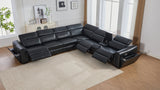 Divani sectional wireless charger and USB ports