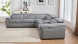 Detail of manual recliner lever on Divani sectional