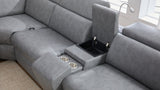 Storage pocket detail on sectional side