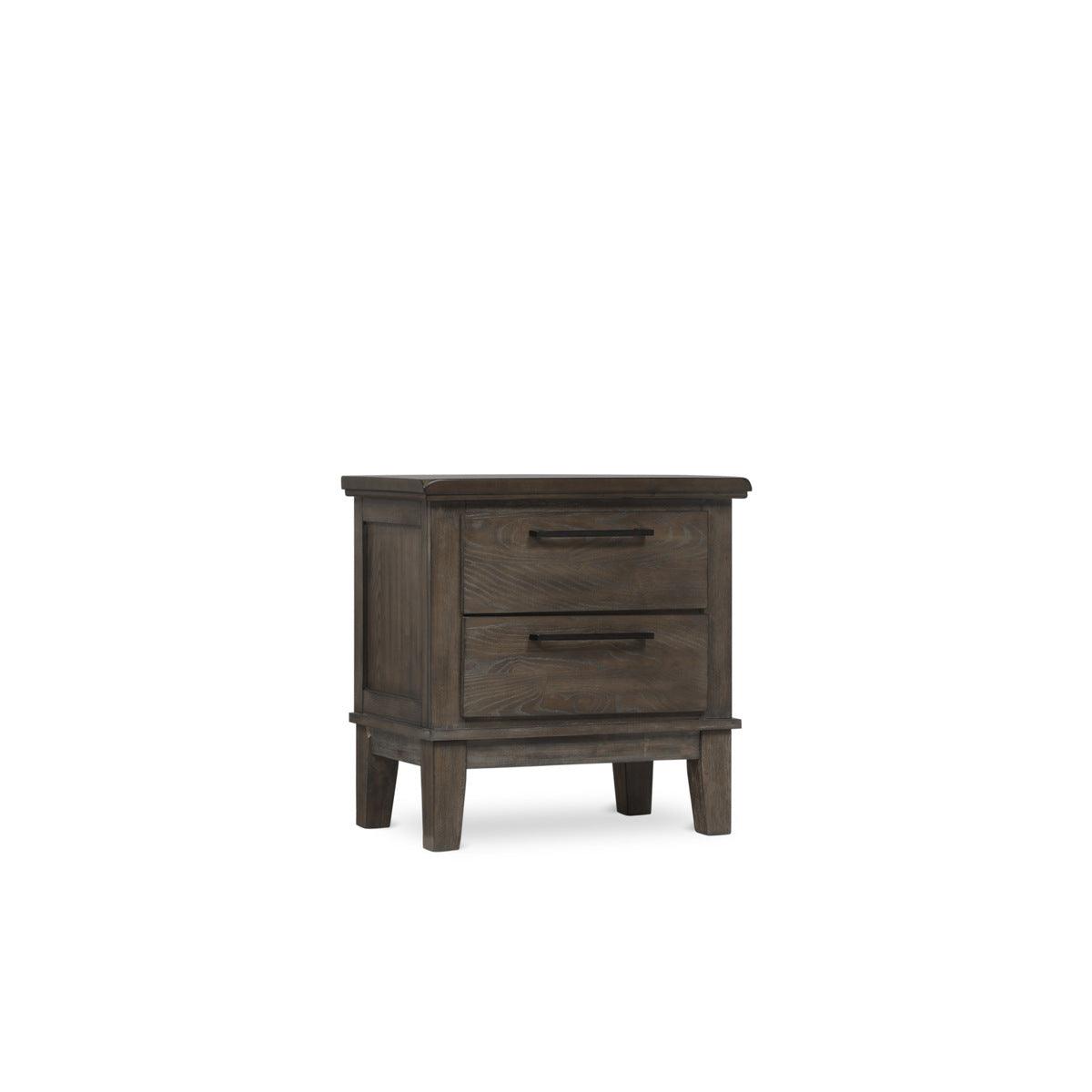 Large dresser with multiple drawers in gray finish