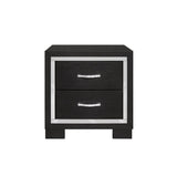 Dresser with multiple drawers from Bellante Black bedroom set