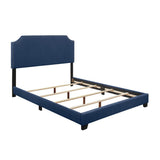 Miranda King Upholstered Bed diamond-tufted headboard detail