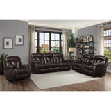 Claire Brown sofa showcasing plush tufted back cushions