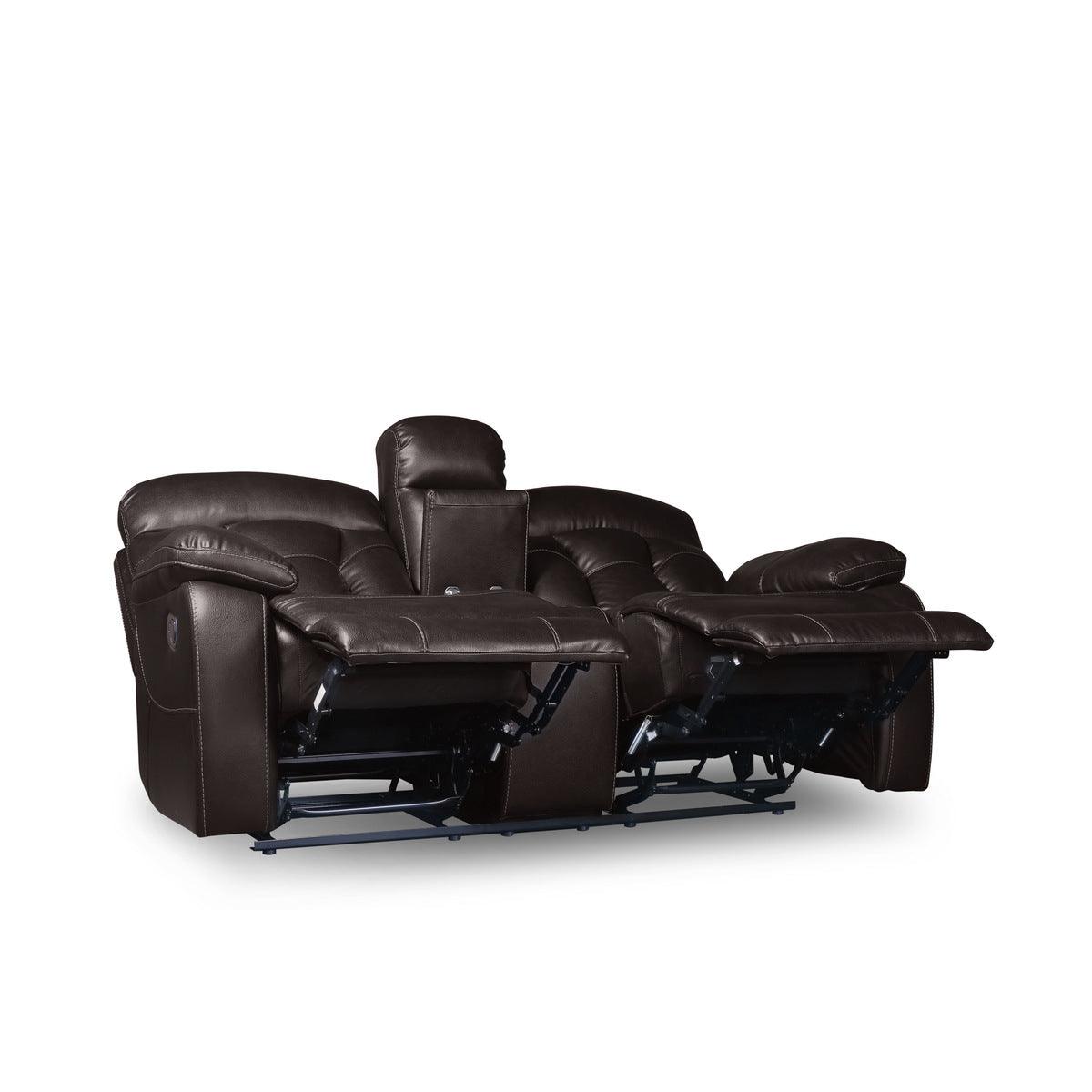 Claire Brown opened power recliner position on loveseat