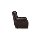 Claire Brown sofa power reclining mechanism control panel close-up