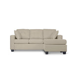 Detail of sofa legs and fabric texture