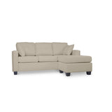 Main view of Scott Beige sectional sofa chaise